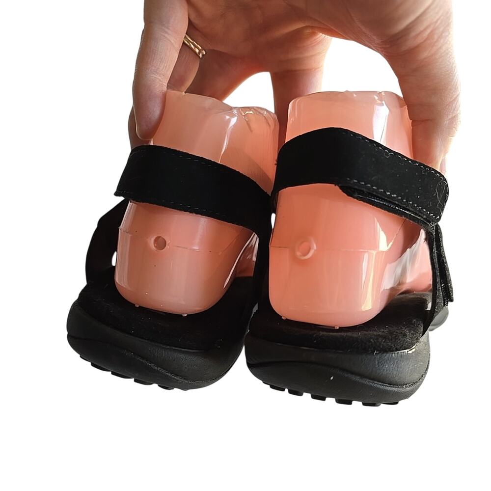 Skechers‎ Reggae Slim Takes Two Black Strappy Slingback Sandals Womans Size 8 - Picture 5 of 8